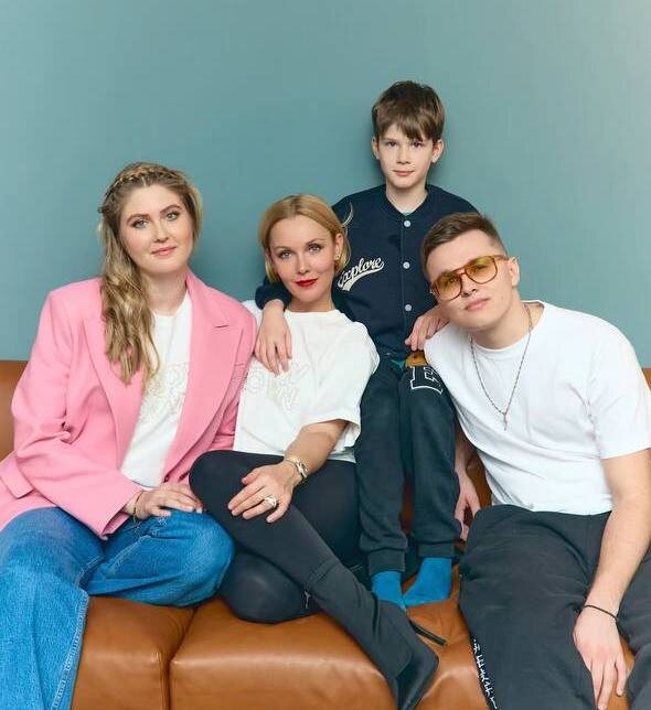 Екатерина Гринчевская с детьми