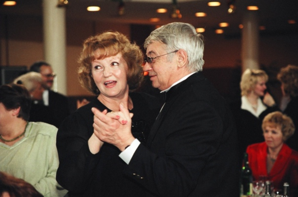 Александр Демьяненко со второй женой Людмилой, обретший с ней домашний уют.