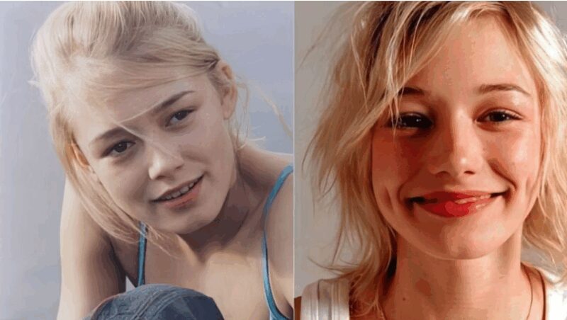 Актриса Оксана Акиньшина в объективе камеры