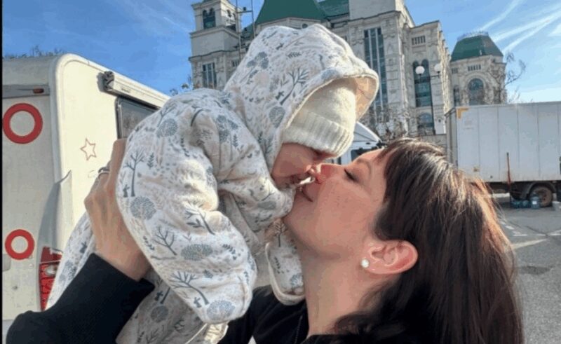 Ида Галич с дочкой