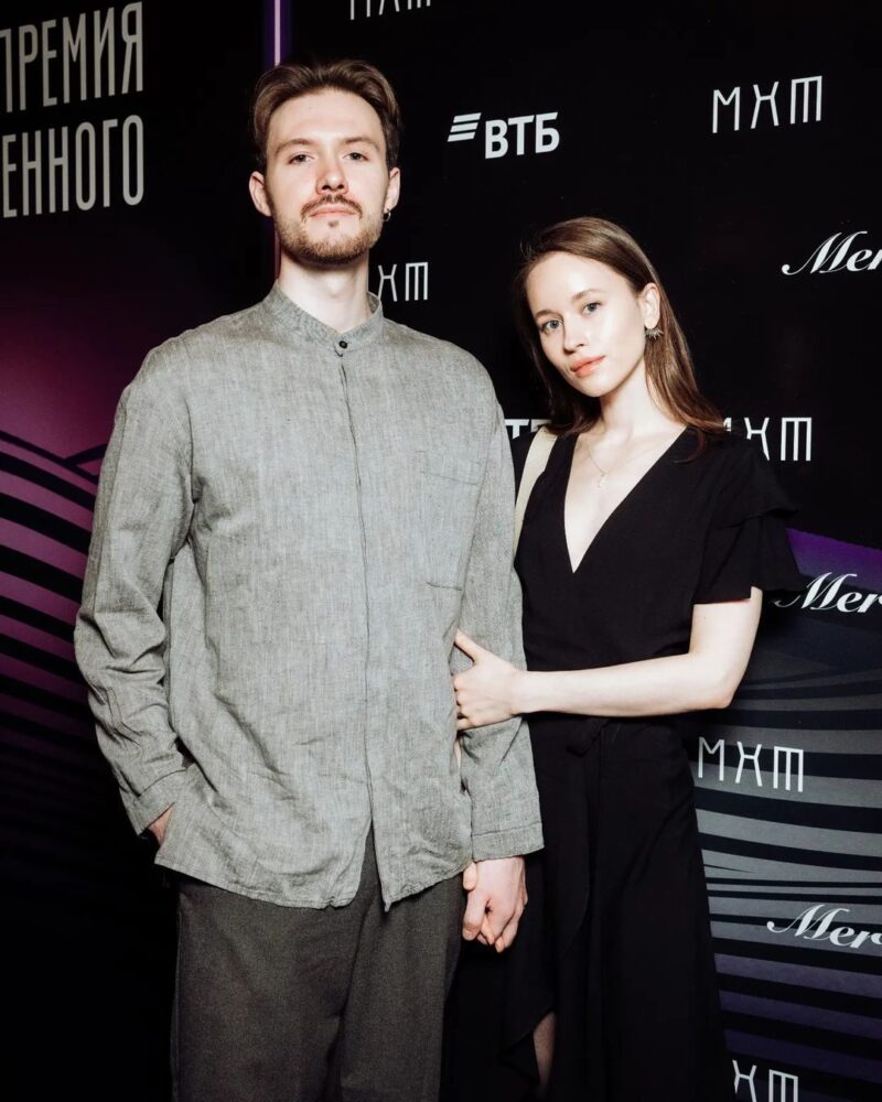 Андрей Гордин с женой.