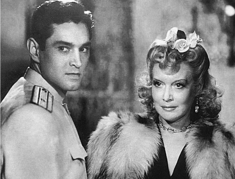 Владлен Давыдов и Любовь Орлова в фильме «Встреча на Эльбе»