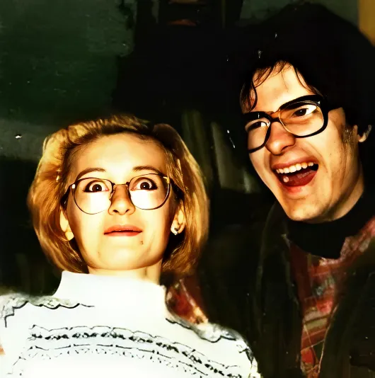 Диана и Константин Арбенины в молодости.