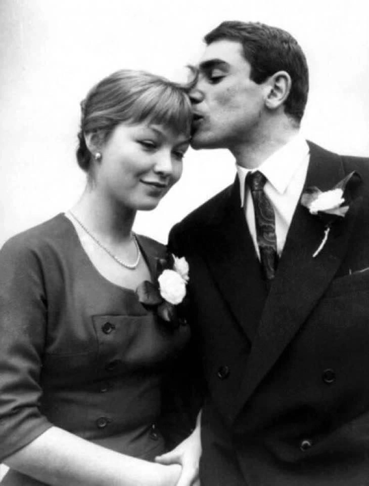 Робер Оссейн и Марина Влади: счастливые мгновения на съемочной площадке.