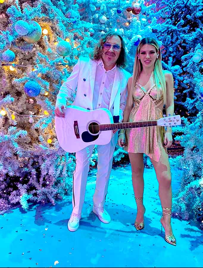 Люся Чеботина и Игорь Николаев на совместном выступлении