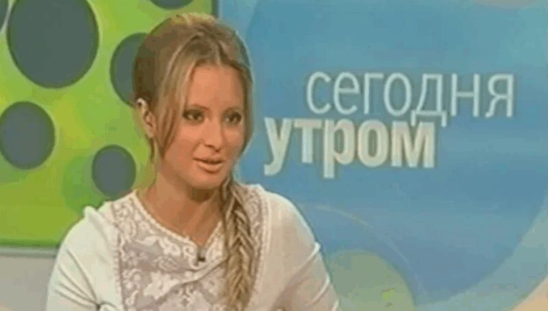 Дана Борисова в роли корреспондента на НТВ