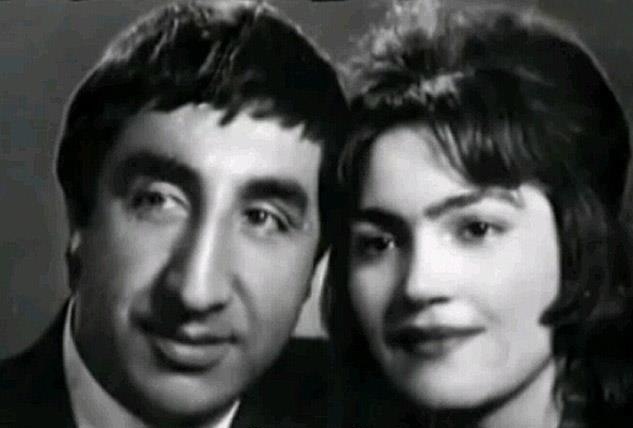 Фрунзик Мкртчян и его вторая жена Донара