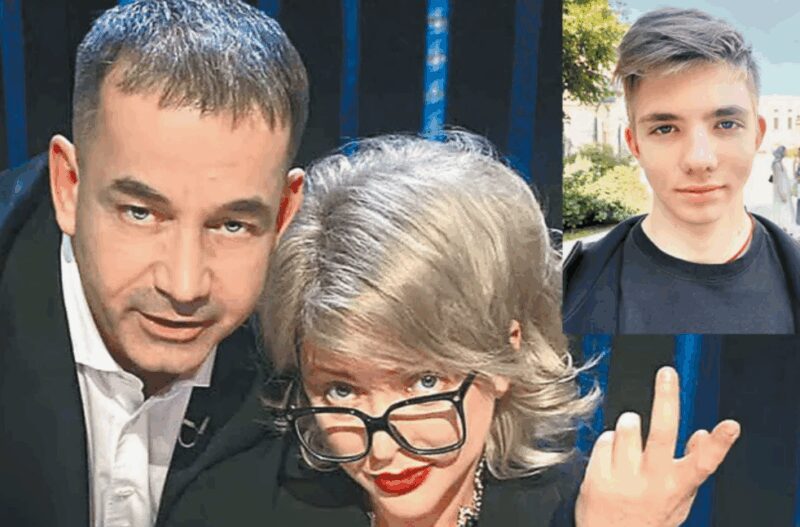 Семейное фото: Ольга Дроздова, Дмитрий Певцов и их сын Елисей.