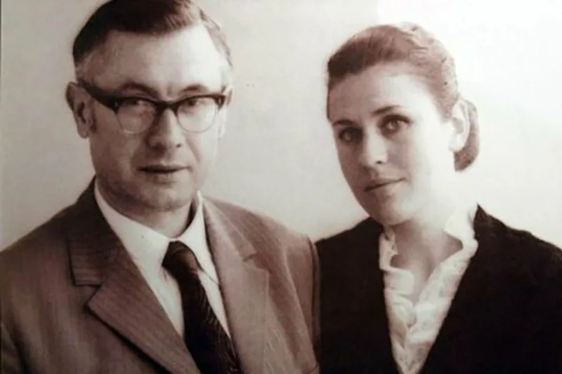 Юрий Саульский и юная Валентина Толкунова в начале их отношений