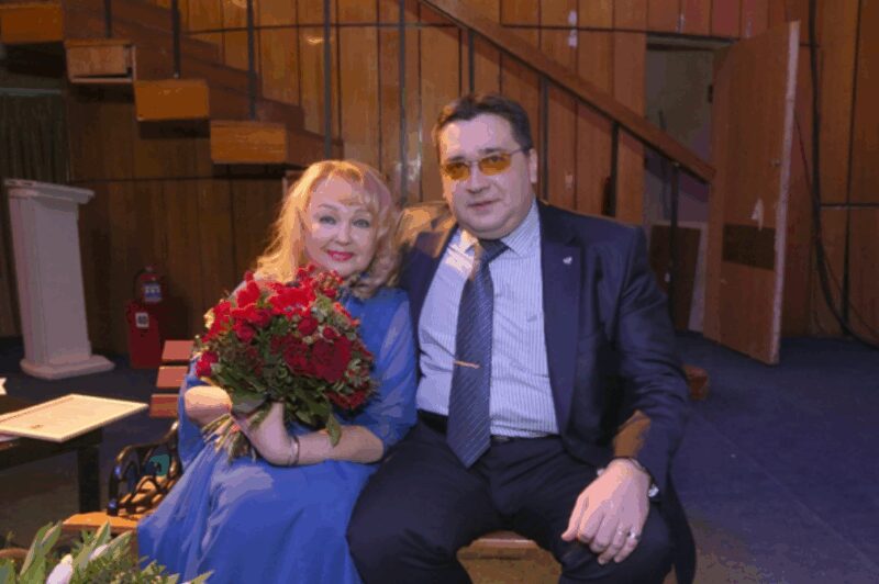 Наталья Гвоздикова с сыном Фёдором