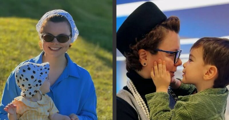 «Она о чем думала?»: в сети обсуждают белые колготки 35-летней Брухуновой, но очарованы ее дочерью