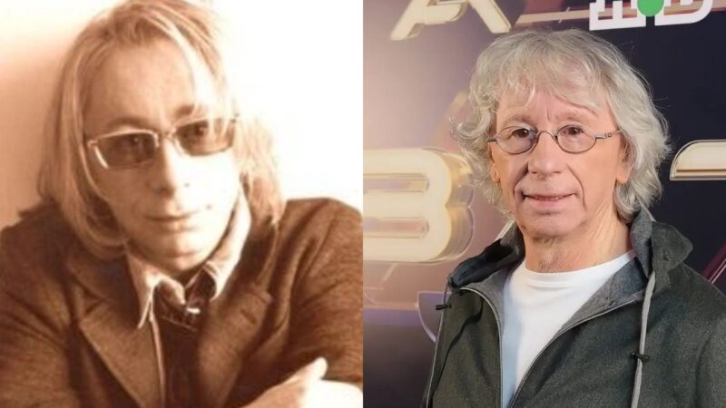 Аркадий Укупник, коллаж из двух фото: слева он в молодости, справа в 2025 году