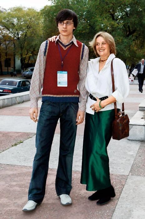 Маргарита Терехова с сыном.