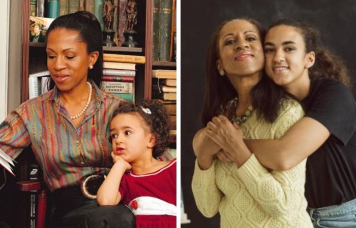 Елена Ханга с дочерью