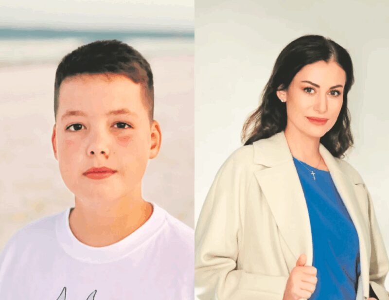 Анна Ковальчук и её сын Добрыня. Фотографии мальчика редко появляются в сети.