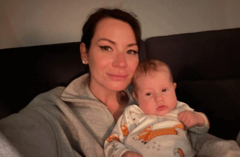 Ида Галичь и 4-месячная Лия