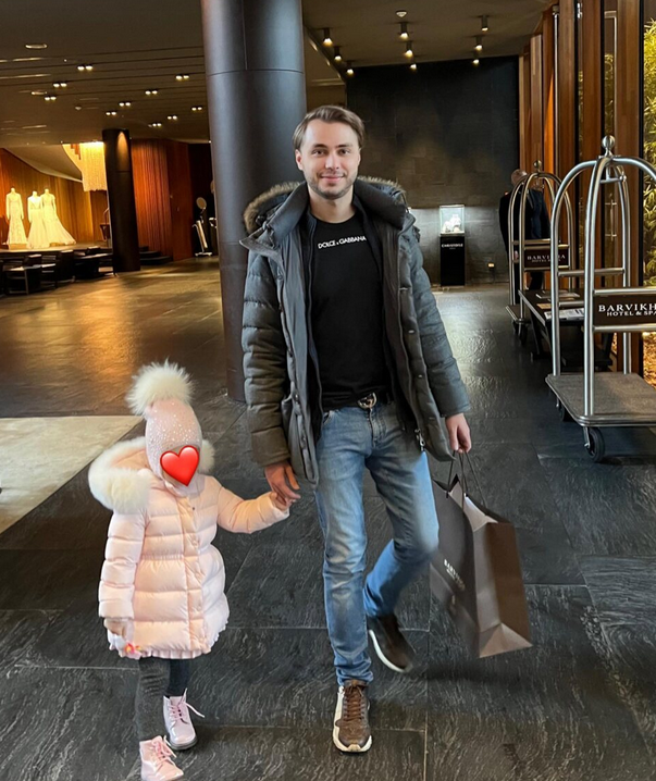 Дмитрий Маликов с дочерью Мирославой.