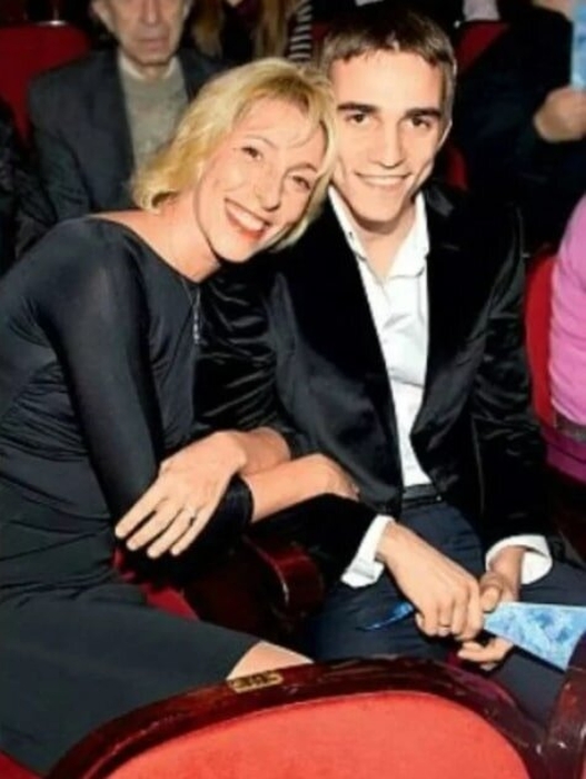 Юлия Рутберг с сыном.