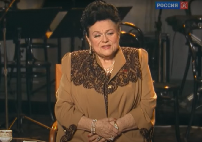 Людмила Зыкина, великая певица, на передаче «Линия жизни».