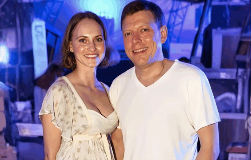 Сергей Лавыгин и его бывшая супруга Анна Бегунова