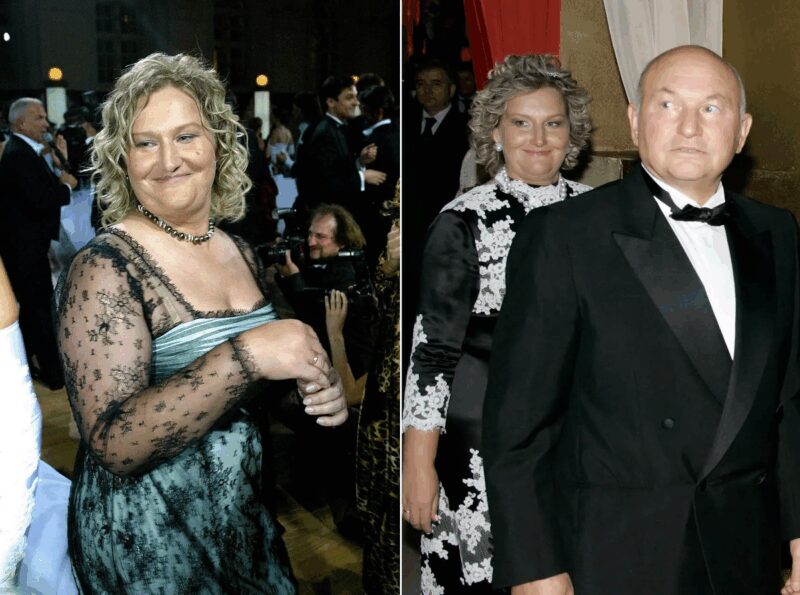 Елена Батурина и Юрий Лужков в годы его мэрства