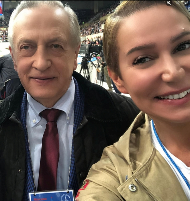 Юлия Пахомова-Горшкова с отцом Александром Горшковым