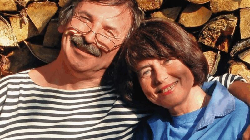 Виктория Лепко с мужем Владимиром Жихаревым, который стал её тихой гаванью