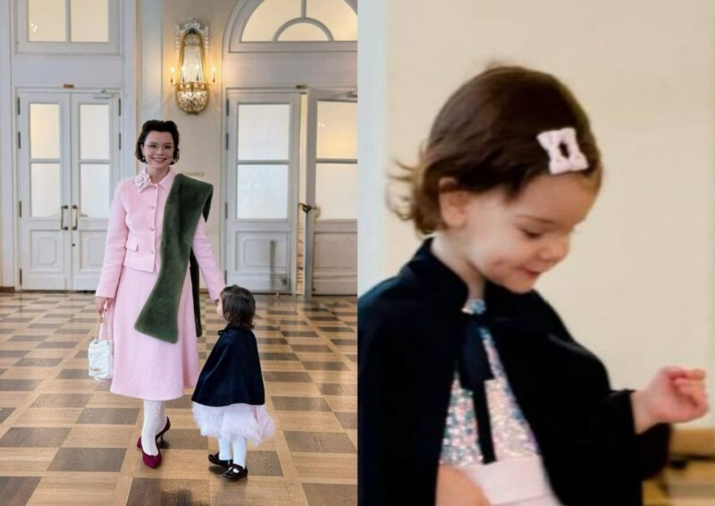 Татьяна Брухунова позирует с дочерью Матильдой, чей образ очаровал подписчиков.