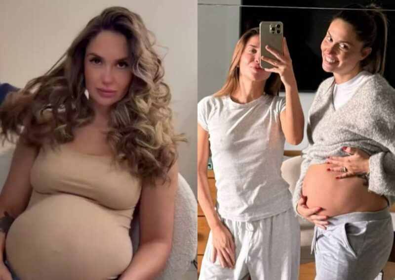 Агата Муцениеце, чья внешность во время беременности стала предметом жарких споров.
