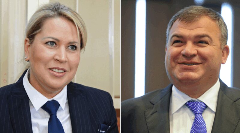 Анатолий Сердюков и Евгения Васильева