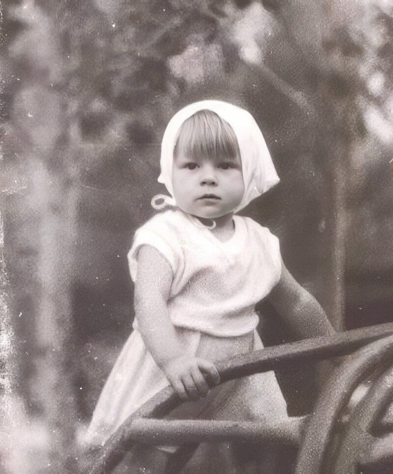 Олеся Фаттахова в детстве.