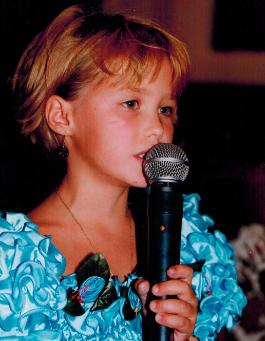 Аглая Шиловская в детстве.