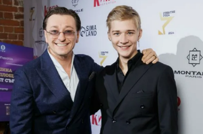 Сергей Безруков и Олег Савостюк на репетиции спектакля.