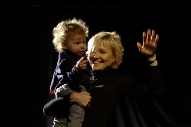 Актриса Ингеборга Дапкунайте с сыном Алексом