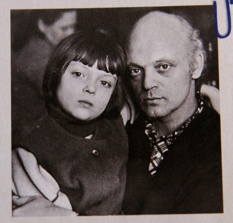Владислав Дворжецкий с дочерью Лидой, чья судьба сложилась трагически