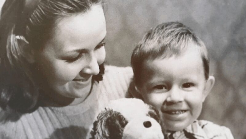 Ирина Акулова с сыном Митей