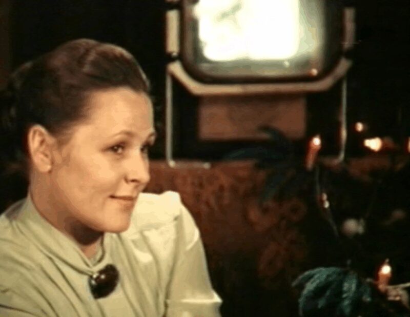 Раиса Рязанова с внуком, невесткой и сыном