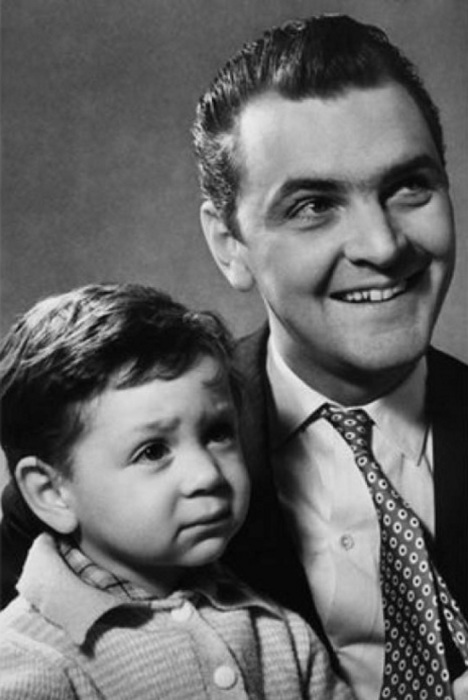 Юрий Яковлев с сыном Алексеем, рожденным от Екатерины Райкиной.