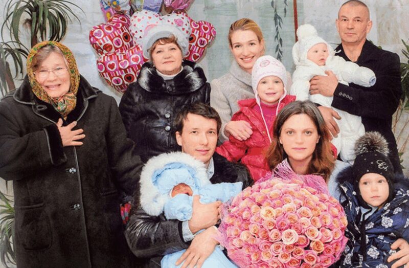 Валентина Березуцкая в кругу семьи