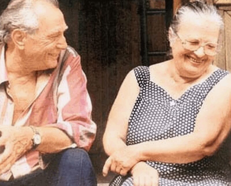 Евгений Матвеев с любимой женой Лидией в зрелые годы.