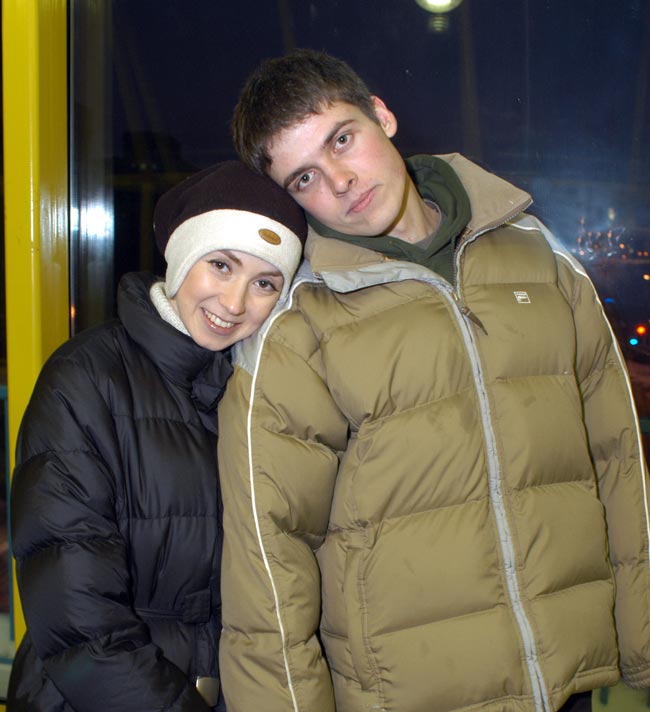 Анна Большова с первым мужем Антоном Канаевым