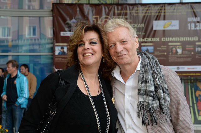 Любовь Казарновская и её муж Роберт Росцик