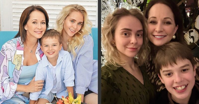 «Как будто не поддаётся времени»: 58-летняя Ольга Кабо показала редкие кадры с 13-летним сыном