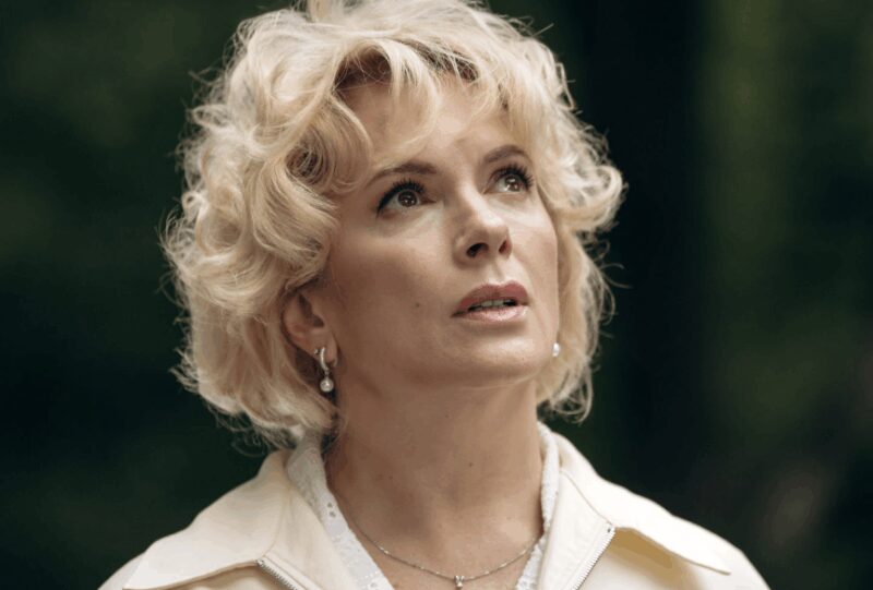 Мария Порошина на съемках сериала «Всегда говори «всегда».