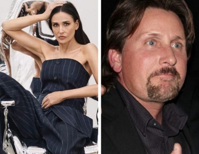 Деми Мур и Эмилио Эстевез: обман разрушил их планы на брак.