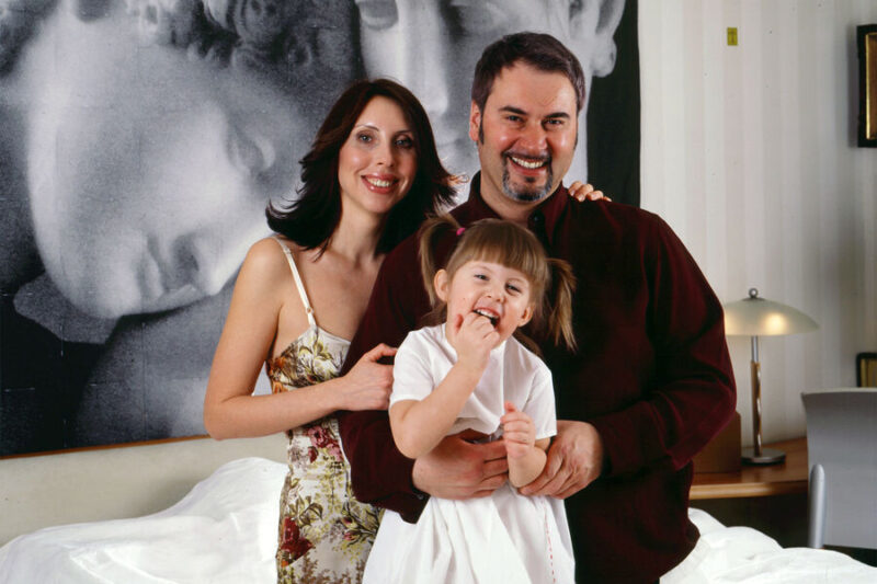 Валерий и Ирина Меладзе с дочерью.