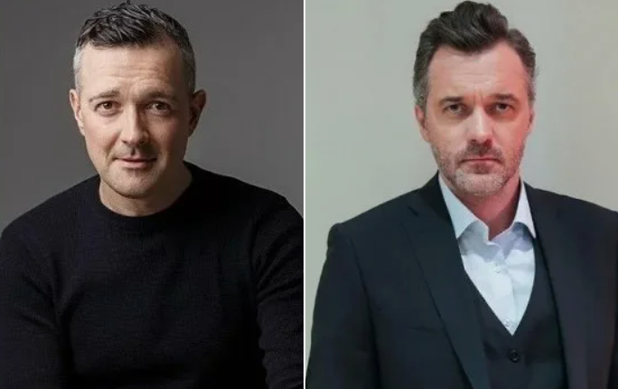 Дмитрий Орлов в период брака с актрисой Ириной Пеговой.