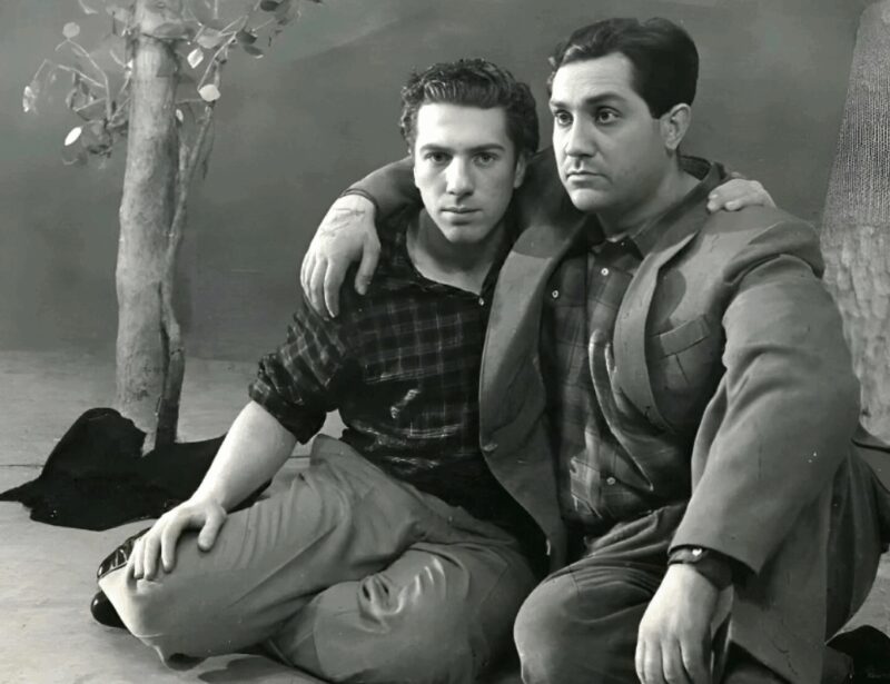 Павел Луспекаев и Сергей Юрский на театральной сцене