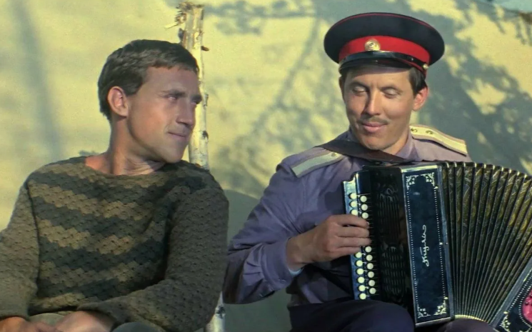 Владимир Высоцкий и Валерий Золотухин в фильме «Хозяин тайги»