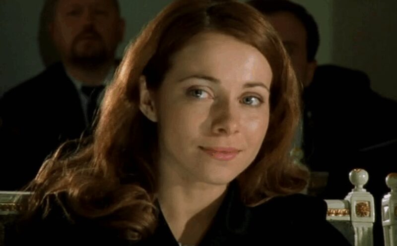 Екатерина Гусева в роли Ольги Суриковой, жены Саши Белого.